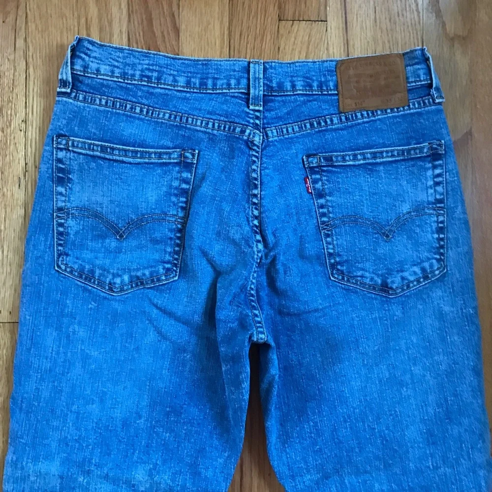 Levi's 514 Flex Classic Straight Blue Denim Jeans 33x30